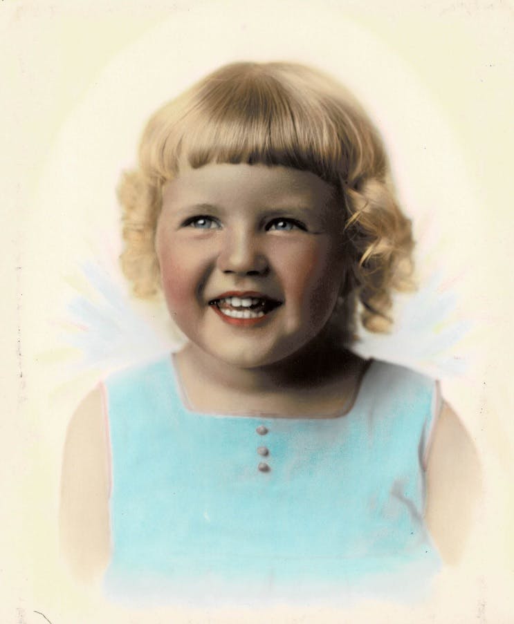 Mary as a young girl
